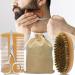 Beard Growth and Grooming Kit with Beard Oil and Balm - Christmas Gifts for Men - Orange Beard Kit with Wash, Comb, and Brush - Buy Online on GoSupps.com