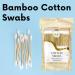 Bistras Bamboo Cotton Swabs 400 count - Natural Dual Tipped Qtips for Ears, Makeup & Baby Care - Buy Online on GoSupps.com