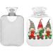 Gnomes Christmas Hot Water Bottle with Cover | 2L Pain Relief Heating Pad for Adults - Perfect for Winter Comfort - Buy Online on GoSupps.com