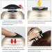 Scalp Massage Brush & Hair Applicator Bottle 2-in-1 | Ros Gold Hair Treatment Tool for Essential Oils & Serums - Buy Online on GoSupps.com