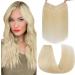 Benehair Clip in Human Hair Extensions One Piece Real Human Clip in Hair Extensions 14 Inches 55g Blonde Real Human Hair Extension Upgraded V Type Clip in Hair Extension for Women #60 14Inches Platinum Blonde #60 - Buy Online on GoSupps.com