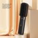 Portable Hair Straightener Comb & Brush - Cordless Rechargeable Anti-Burn Technology for All Hair Types - Travel-Friendly (Black - Buy Online on GoSupps.com