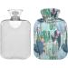 NAANLE 2L Hot Water Bottle with Floral Cactus Cover - Relief for Menstrual Cramps & Pain Heat & Cold Therapy - Buy Online on GoSupps.com