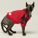 Fitwarm Plaid Pet Sweatshirt Hoodie for Dogs and Cats - Red, Medium - Buy Online on GoSupps.com