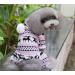 Ranphy Soft Velvet Reindeer Hoodie Sweater for Small Dogs & Cats - Cozy Jumpsuit for Male & Female Puppies - XXL Size (Back: 40cm Chest: 52cm) in Rose - Buy Online on GoSupps.com