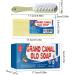 Underwear Cleaning Soap with Brush 200g Grand Canal Soap Powerful Cleaning Soap Bar Stain Remover Long-Lasting Fragrance Cleaning Soap Bar to Remove Stains from Clothing 200g+ Brush - Buy Online on GoSupps.com
