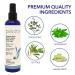 PURA D'OR Organic Shoe & Foot Odor Eliminator Spray 8oz - Deodorizes with Eucalyptus, Peppermint, Tea Tree & Lemongrass Essential Oils - Maximum Strength (Packaging May Vary) - Buy Online on GoSupps.com