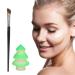 Christmas Brush Sponge Kit - Soft Portable Face Beauty Sponges & Oblique Nose Shadow Brush Set for Flawless Makeup Highlighting - Buy Online on GoSupps.com