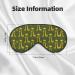 Cartoon Giraffe Print Unisex Sleep Eye Mask - Soft Comfort Eye Shade for Travel Yoga & Shift Work - Buy Online on GoSupps.com