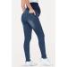 PACBREEZE Women's Maternity Jeans Over The Belly Slim Stretchy High Waist Denim Skinny Pants - XL Ripped Indigo Blue - Buy Online on GoSupps.com
