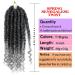 Fayasu 12 Senegalese Twist Crochet Braids - 6 Packs Synthetic Hair Extensions T1BGrey for Black Women - Buy Online on GoSupps.com