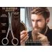 Premium Stainless Steel Beard Nose & Ear Hair Scissors - 12 cm Curved Cutting Surface - Buy Online on GoSupps.com