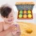 Halloween Pumpkin Bath Bomb Gift Set for Kids - 6 Pack with Toys Inside | Handmade Natural Bath Bombs with Surprises - Buy Online on GoSupps.com