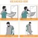 Catime Beard Shave Apron - 2-Pack Waterproof Cloaks for Men | Black & White Razor Gifts - Buy Online on GoSupps.com