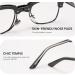 Cyxus Blue Light Filter Glasses for Men & Women - Fashionable Computer & Gaming Safety Glasses 8557 Black - International Shipping Available - Buy Online on GoSupps.com