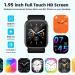 YHE Smart Watch 1.95" Blood Pressure Smart Watches for Men Women with Patented Cuff Fitness Watch with 24/7 Heart Rate Sleep Monitor Blood Oxygen Pedometer Blood Pressure Watch Supports Data Sharing - Black - Buy Online on GoSupps.com