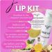 Moona Jolie Lip Kit | Hydrating Lip Cream & Organic Exfoliating Scrub - Nourish & Revitalize Lips with Vitamin C Kojic Acid & Jojoba Oil - International Shipping Available - Buy Online on GoSupps.com