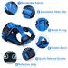 Breakproof Cat Dishes & Adjustable Vest Set for Small Kittens | Reflective Blue XS Leash for Safe Outdoor Adventures - Buy Online on GoSupps.com