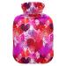 Valentine's Day Heart Flowers Heat bottle with cover Heat bottles for pain relief water heating pillow hot water bed Warmer for warm and cold compress 1l