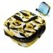 MUOOUM Sunflower Bats Pattern Sanitary Napkin Storage Bag Portable Period Bag for Women Teen Girls Menstrual Cup Pouch Nursing Pad Holder Multi-colored 10
