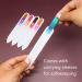 Bona Fide Beauty Premium Czech Glass Nail Files - 5-Piece Set for Gentle Precision Filing and Expert Nail Shaping - Manicure Fingernail Files for a Smooth Finish - Buy Online on GoSupps.com