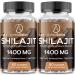 Shilajit Gummies 1400mg Shilajit Supplement with Chaga and Ashwagandha Original from Himalayan with Fulvic & Humic Acid and 85+ Minerals for Energy Immunity & Focus Sugar-Free 120 Gummies 60 count (Pack of 2)