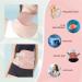 Premium Castor Oil Wrap Kit - Adjustable Abdominal & Neck Relief with Elastic Straps - Relaxation in Khaki - Buy Online on GoSupps.com