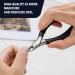 FVION Cuticle Trimmer | Professional Stainless Steel Cuticle Cutter (5mm) - Black - Buy Online on GoSupps.com
