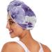 Super Absorbent White Violet Pansy Flowers Hair Towel 2 Pack - Quick Dry Hair Turbans & Twisty Wraps for Women & Girls - Buy Online on GoSupps.com