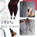 Moresoo 40 cm Real Hair Extensions #99J - Keratin Bonding 50 Strands Seidig Straight I-Tip Invisible Remy Hair for Seamless International Shipping - Buy Online on GoSupps.com