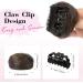 REECHO 2 PCS Mini Claw Clip in Messy & Cat Ears Hair Bun Extensions Wig Accessory Updo Hairpieces for Women Girls (Pack of 2-3" Straight Medium Ash Brown) Pack of 2 - 3" Straight Medium Ash Brown - Buy Online on GoSupps.com