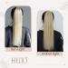 Hetto Remy Hair Braid Extensions - Real Hair Ponytail | Dark Golden Blonde #14/613 | 80g 45cm - Best Hot Sale! - Buy Online on GoSupps.com
