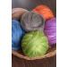 Kondoos Multi Colored Natural Wool Roving 1 lb - Ideal for Needle Felting and Handcrafts - Buy Online on GoSupps.com
