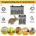 Rabbit Hay Feeder Bag Guinea Pig Hay Feeder Storage Bunny Hay Feeder Bag 600D Oxford Cloth Fabric Hanging Feeding Hay for Small Animals (4 windows) - Buy Online on GoSupps.com