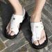 Men's Big Toe Splints Summer Sandals | Orthopedic Corrector Slippers for Plantar Fasciitis | Breathable Open Toe Flat Sandals - White (26.5cm) - Buy Online on GoSupps.com