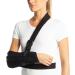 ArmoLine Deluxe XL Arm Sling - Breathable Fabric for Broken Arm - Wrist & Shoulder Immobilizer - Pack of 1 - Buy Online on GoSupps.com