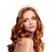 Sibba Happy Birthday Crown Tiara Party Accessory for Women and Girls - Gold Rhinestone Headband - Buy Online on GoSupps.com