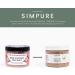 SIMPURE Rose Coconut Milk Bath Salts - Dead Sea, Pink Himalayan & Epsom Salts (6oz) - Buy Online on GoSupps.com
