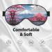 SSIMOO Japan Mount Fuji Sleep Mask - Adjustable Breathable & Fashionable Eye Mask for Comfortable Sleep | International Shipping - Buy Online on GoSupps.com