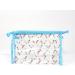 Com-Four Kids 4-Part Travel Set - Toothbrush Mug Case Comb & Zip Pocket - Indian Motif Hygiene Bag (Blue) - Buy Online on GoSupps.com
