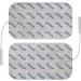 Buy Axion 12x7 cm Reusable Adhesive Electrode Pads - High Conductivity TENS & EMS - Certified Medical Device - Buy Online on GoSupps.com