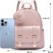 Girls Mini Backpack Purse - Fashion PU Leather School Bag for Teens & Women (Pink) - Buy Online on GoSupps.com