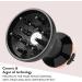 Bellissima Ceramic Diffon Hot Air Diffuser for Curly Hair | 2 Air/Temperature Combinations | Gentle Heat Technology | Frizz-Free Curls | 700W UK Plug | Black/Rosegold - Buy Online on GoSupps.com