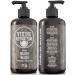 Beard Wash Shampoo with Argan & Jojoba Oils - Softens & Strengthens - Natural Peppermint and Eucalyptus Scent - 17 oz - Buy Online on GoSupps.com