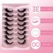 Aussido Eyelashes Cat Eye Lashes Natural Look Wispy Fluffy False Half lashes 8 Pairs - Buy Online on GoSupps.com