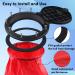 VEITHI 8 Inch Deck Plate Kit with Storage Bag | Boat & Kayak Rigging | Fasteners Included | Black (1 Pack) - Buy Online on GoSupps.com