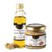 Truffle oil White truffle oil Premium White Truffle Olive Oil Extra Virgin Real Truffle pieces Gourmet 100ml and White Truffle White Truffle Gourmet Truffle cream The Delicateness Tartufata 80g