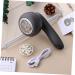 FRCOLOR Electric Lint Remover Set Rechargeable Fabric Shaver & Bobble Removal | 3 Sets for Effortless Pilling Trimming | International Shipping - Buy Online on GoSupps.com
