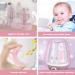 SILIVO Silicone Banana Teether for Babies - Training Finger Toothbrush with Storage Case - Pink - Buy Online on GoSupps.com