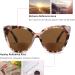 JM Classic Oversized Bifocal Reading Glasses - Stylish Tortoise Cateye Sunglasses for Women +2.0 - Buy Online on GoSupps.com